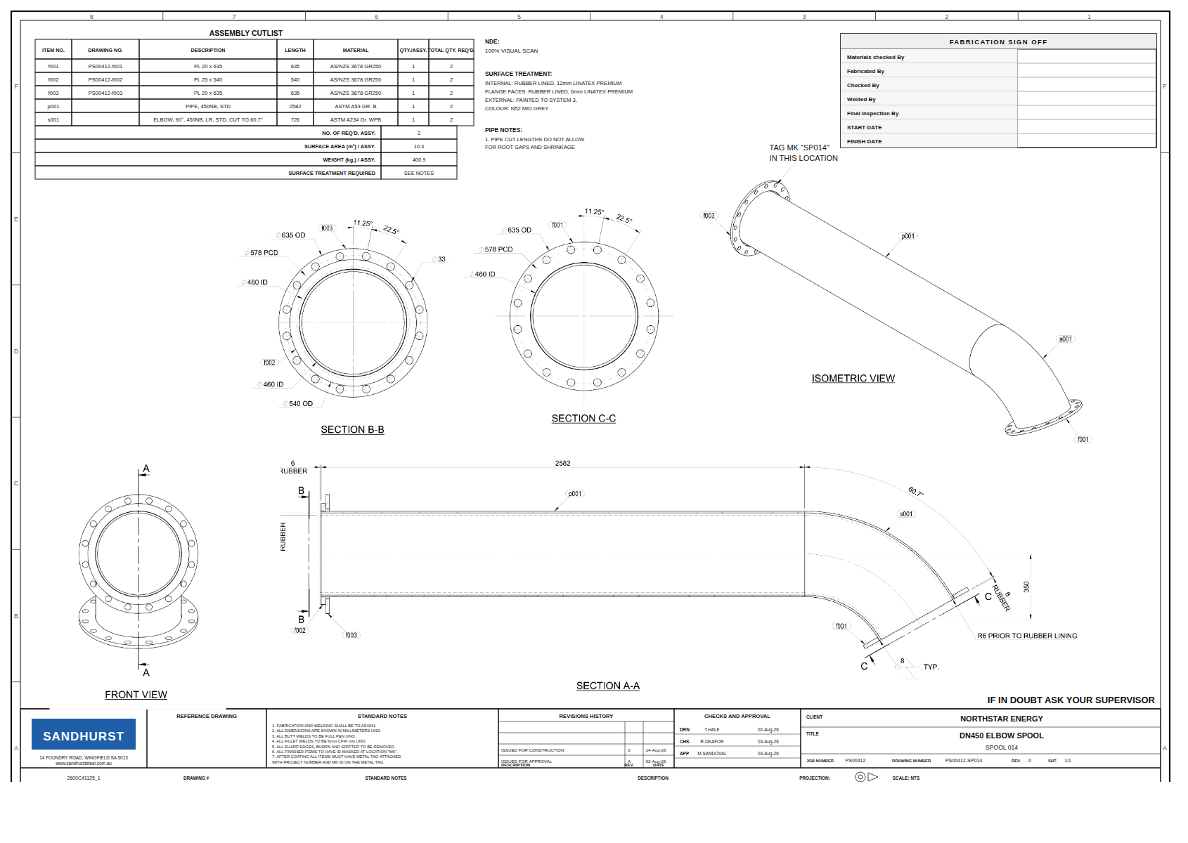 Shop drawings as issued